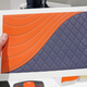 Embossing and stitching can all be faked using the Mofrel technology.